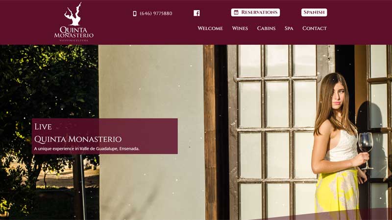 HOTEL Website Template QUINTAS