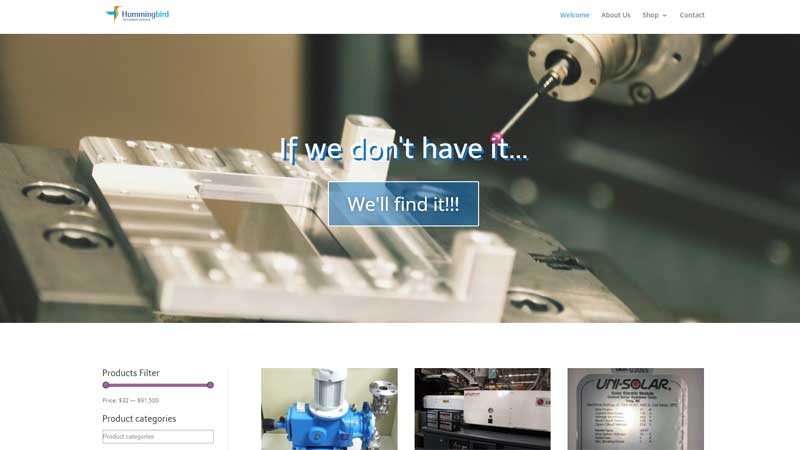 INDUSTRIAL SALES Template Website HT