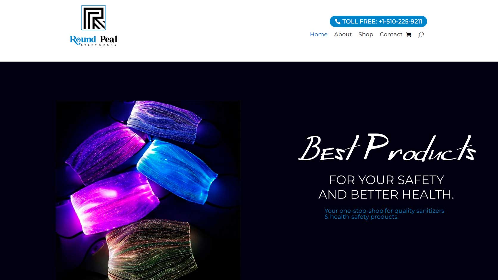ROUNDPEAL Supplies Website Template